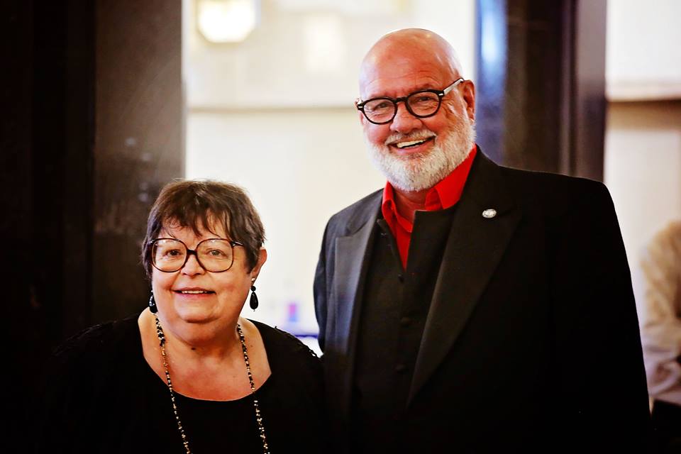 Ronald and Diana Gosses at a dinner event