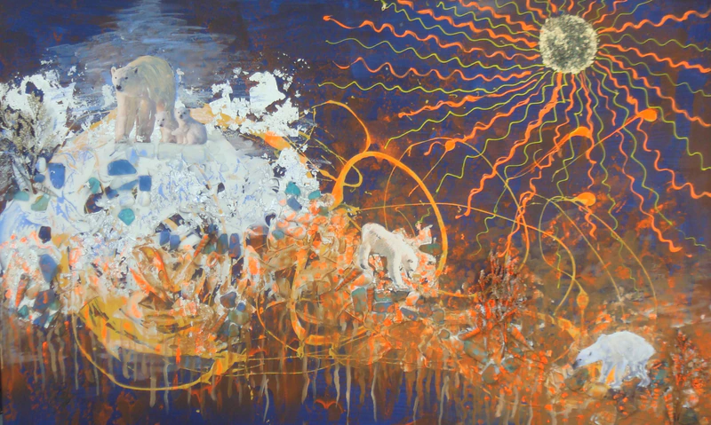 The Melting Of The Polar Ice Caps Due To Climate Change by Ronald Gosses